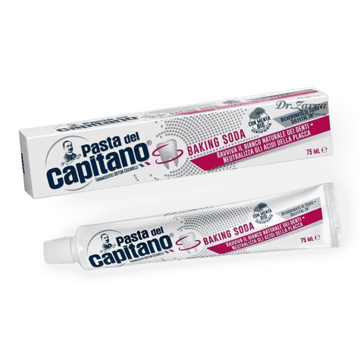 Зубная паста "Восстановление натуральной белизны зубов - пищевая сода" Pasta del Capitano 75 мл
