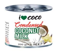 I LOVE COCO ванильное органическое сгущеное кокосовое молоко 200 г