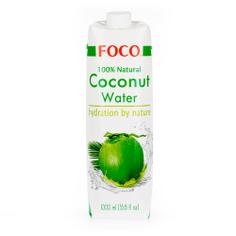 FOCO 100% натуральная органическая кокосовая вода, 1000 мл