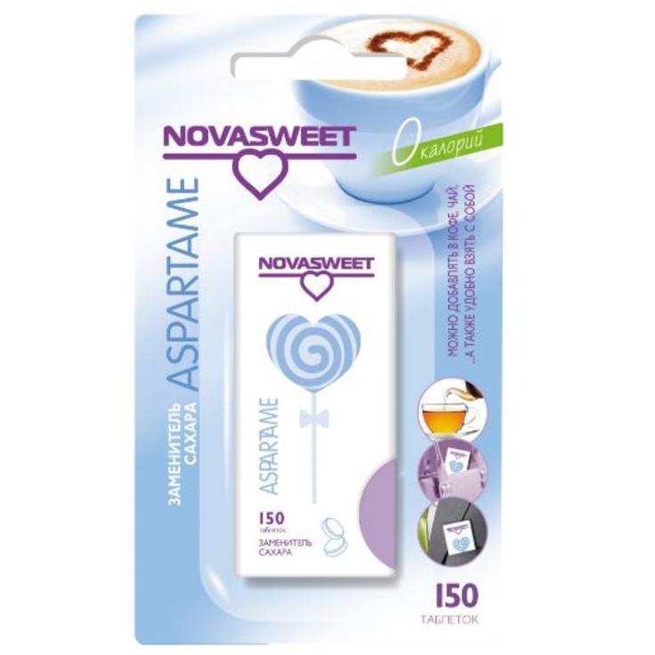 Заменитель сахара АСПАРТАМ NOVASWEET 9 г - 150 таблеток
