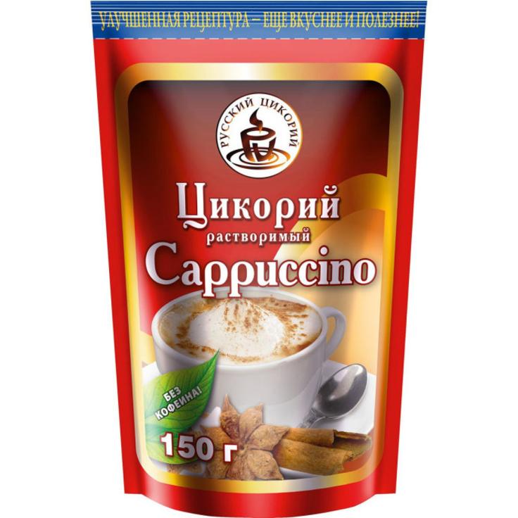 Цикорий натуральный растворимый в дой-паке Cappuccino "Русский цикорий", 150 г