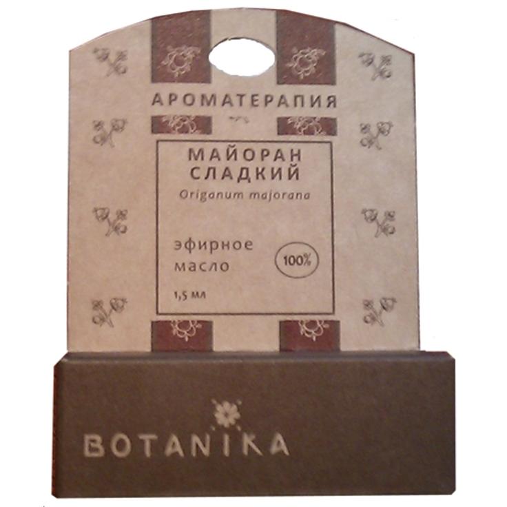 Майоран сладкий, 100% эфирное масло BOTANIKA, 1.5 мл