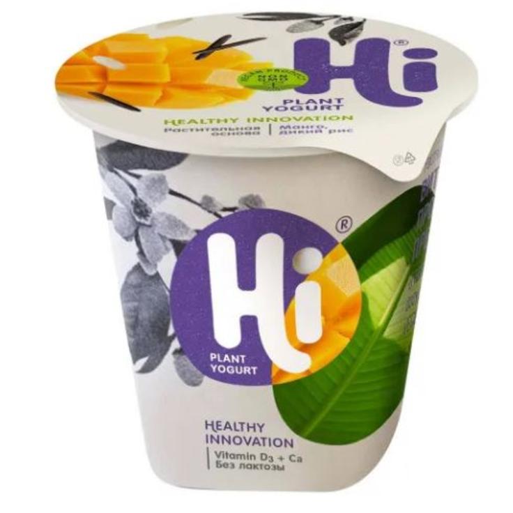Hi-йогурт веганский постный "Манго и мюсли" 2.5% 125 г