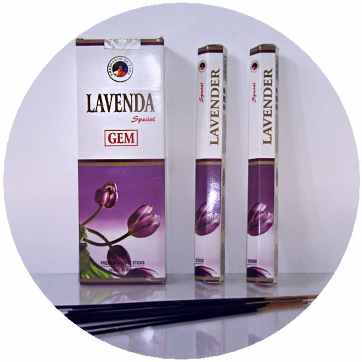 Благовония Ppure GEM Lavender (лаванда) 20 палочек