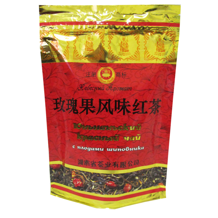 Чай Юннаньский красный с шиповником "Небесный аромат" 90 г