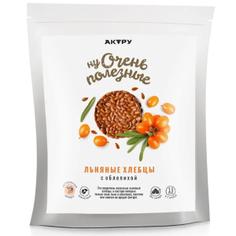 Хлебцы льняные с облепихой "Полезный перекус", 80 г