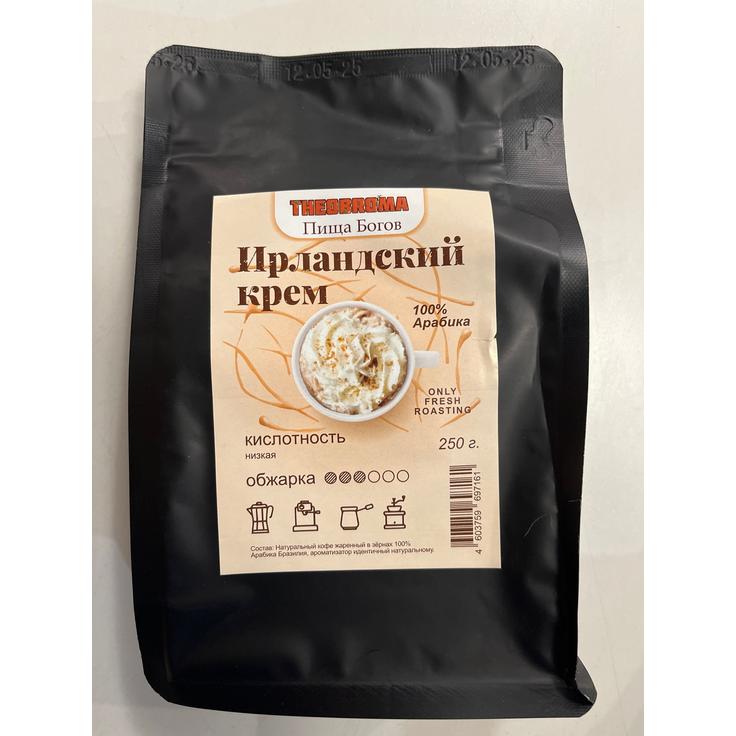 Кофе в зернах арабика "Ирландский крем" THEOBROMA Пища Богов, 250 г
