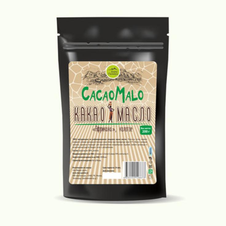 Какао-масло нерафинированное колотое "Африкана" CacaoMalo, 200 г