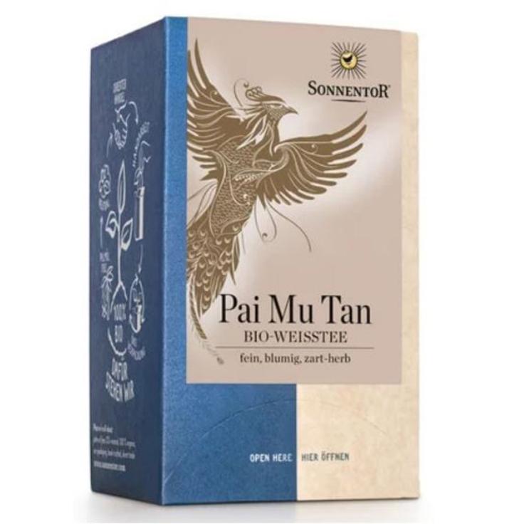 SONNENTOR органический белый чай "Пай Му Тан", 18 пакетиков по 1 г