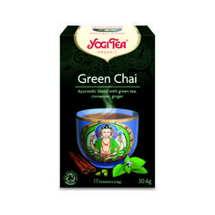 Чай органический Yogi Tea Green Chai - Зеленый чай с пряностями БИО 17 пакетиков 30.6 г