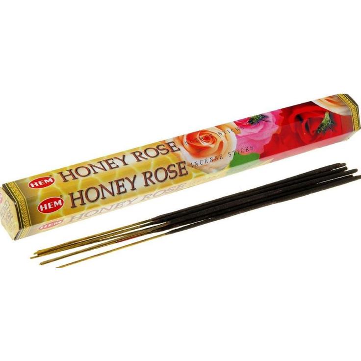 Благовония HEM Honey Rose - Медовая роза , 20 палочек