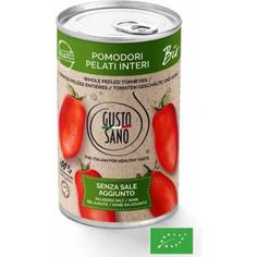 Помидоры очищенные в собственном соку БИО Gusto Sano 400 г