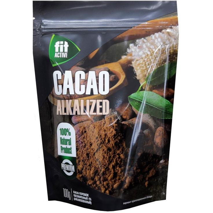Какао-порошок обезжиренный "ФитАктив" Fit Parad, 100 г