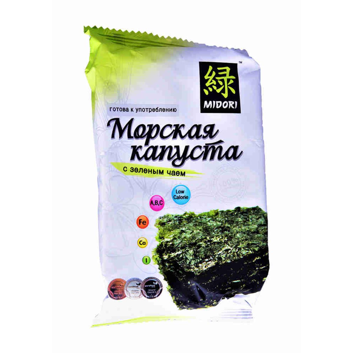 Морская капуста сушеная. Морская капуста Midori с зеленым чаем 5 г. Капуста морская в кунжутном масле Мидори 5г. Морская капуста сушеная Midori.