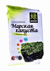 Морская капуста с зеленым чаем сушеная MIDORI, 5 г