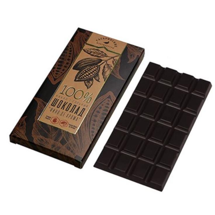 Несладкий шоколад премиум 100% "Гагаринские мануфактуры", 70 г