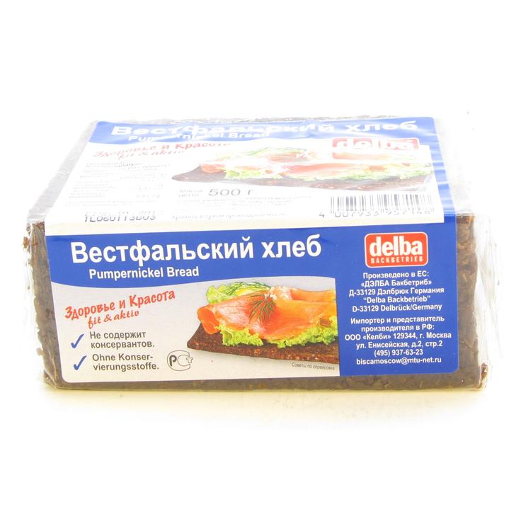 Хлеб ржаной вестфальский DELBA 500 г