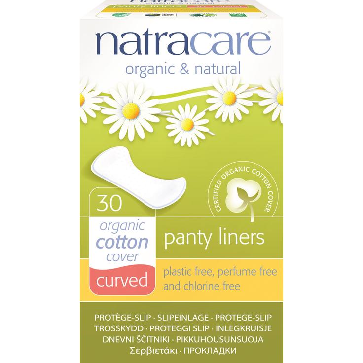 Гигиенические ежедневные прокладки Natracare "Curved", 30 штук