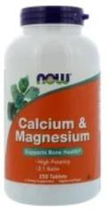 Calcium & Magnesium NOW FOODS 1000+500mg 250 таблеток