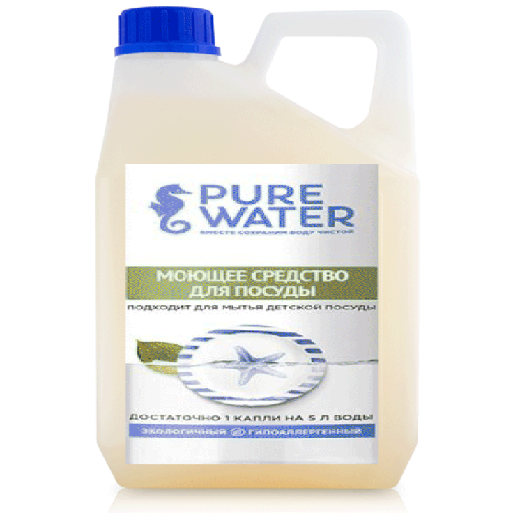 МиКо средство для мытья посуды гипоаллергенное "Pure Water" 5 л