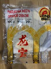 Лепешка Роти Парата с зеленым луком замороженная Long Bao 10 штук 1 кг