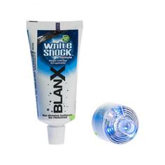 BlanX White Shock Blue Formula LED отбеливающая зубная паста, c LED-насадкой 50 мл
