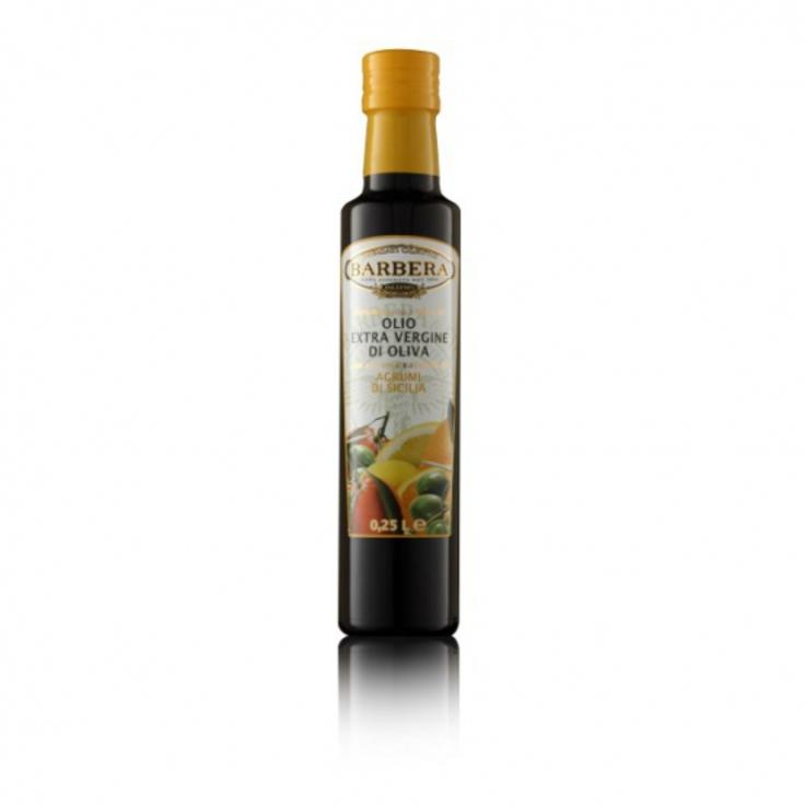 Оливковое масло Extra Virgin нефильтрованное сицилийское с цитрусовыми "Casa BARBERA" 250 мл