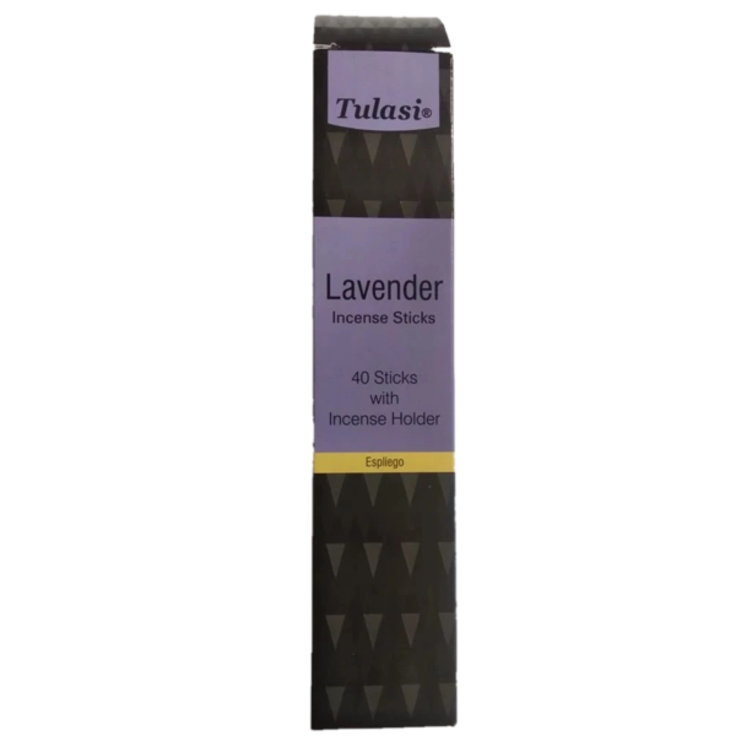 Благовония Tulasi-Sarathi Lavender, 40 палочек с подставкой