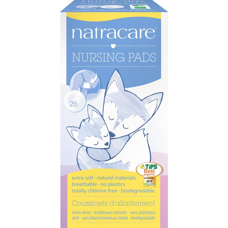 Гигиенические прокладки Natracare для груди для кормящих матерей, 26 штук