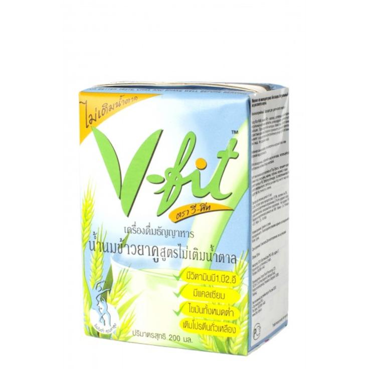 V-Fit молоко из молодого риса без сахара, 200 мл