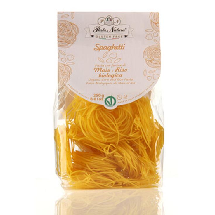 Спагетти из кукурузы и риса безглютеновые БИО PASTA NATURA 250 г