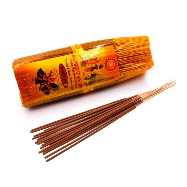 Благовония индонезийские SANGHYANG CHAMPA HERBAL - Цветы Чампы 32 см 900-1000 г
