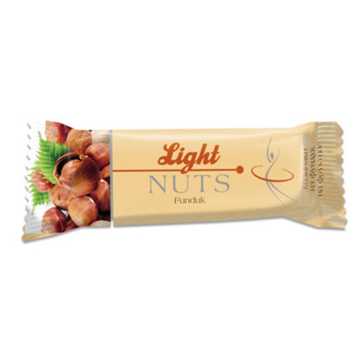 Козинаковый батончик из фундука на фруктозе LIGHT NUTS, 40 г
