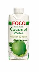 FOCO 100% натуральная кокосовая вода, 330 мл