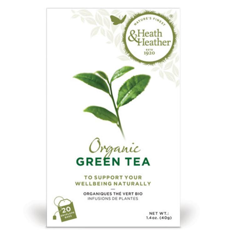 Heath & Heather чай зеленый органический 20 пакетиков в конвертах 40 г