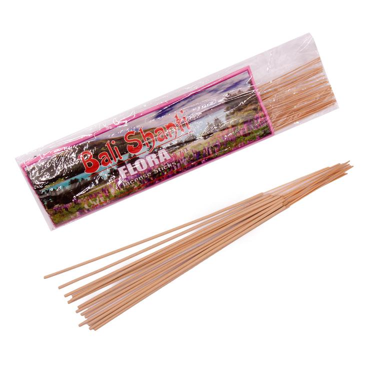 Благовония индонезийские BALI SHANTI FLORA - Цветы Бали 32 см 65-75 г