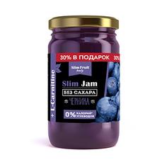 Slim Jam безкалорийный безуглеводный джем L-carnitine Черника 250 г