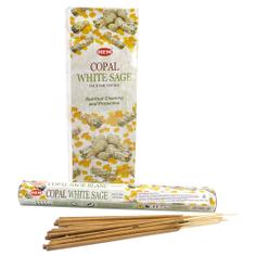 Благовония HEM Copal White Sage - Смола копала с белым шалфеем, 20 палочек