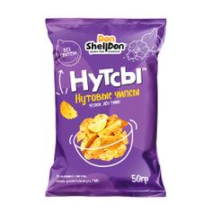 Нутовые чипсы - Нутсы безглютеновые со вкусом чеснока, льна и тмина Don Shelldon 50 г