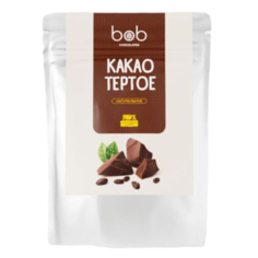 Какао тертое эквадорское натуральное bob 200 г