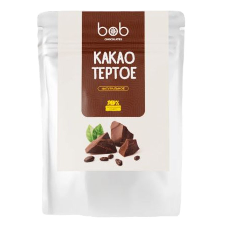 Какао тертое эквадорское натуральное bob 200 г