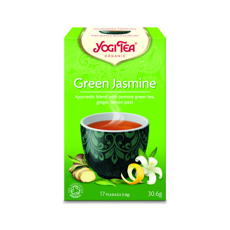 Чай органический Yogi Tea Green Jasmine - Зеленое утро БИО 17 пакетиков 30.6 г