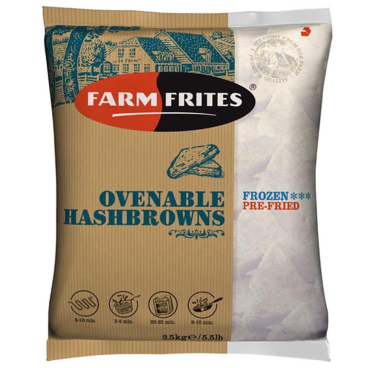 Котлеты постные картофельные треугольные (хэшбраунс) Farm Frites 2.5 кг