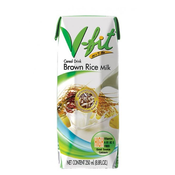 V-Fit молоко из коричневого риса c сахаром, 250 мл