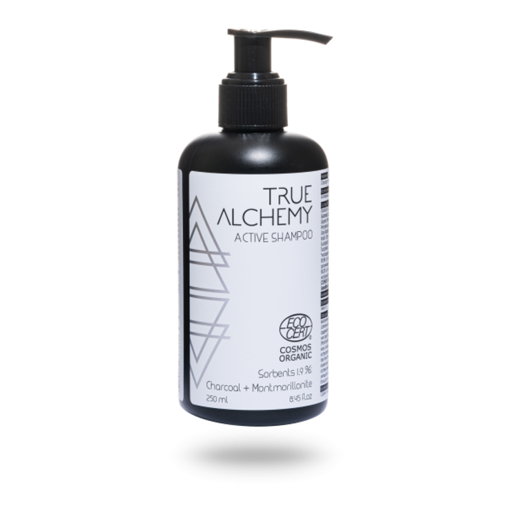 Активный шампунь Active Shampoo Sorbents 1.9%:Charcoal+Montmorillonite - True Alchemy LEVRANA 250 мл