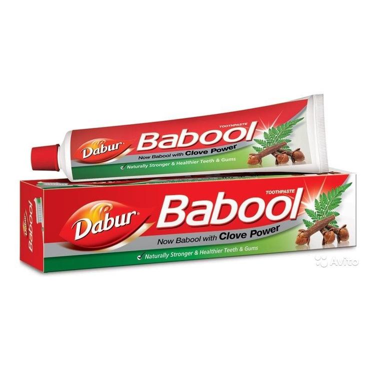 Dabur Babool аюрведическая зубная паста защита от кариеса 90 г