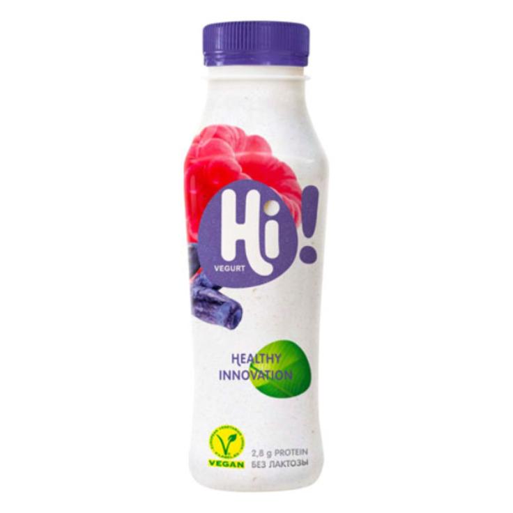 Hi-йогуртовый веганский постный напиток "Малина и жимолость" 2% 270 мл