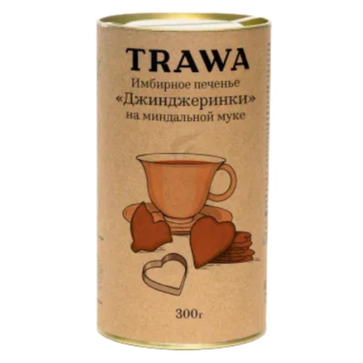 Печенье имбирное Джинджеринки TRAWA 300 г