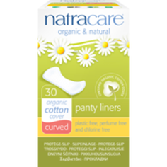 Гигиенические прокладки на каждый день Natracare "Curved" в индивидуальной упаковке, 18 штук