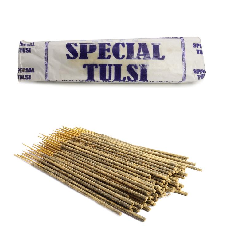 Благовония храмовые вриндаванские Special Tulsi - пушистые в цветочной пыльце 250 г